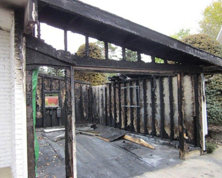garage fire restoration